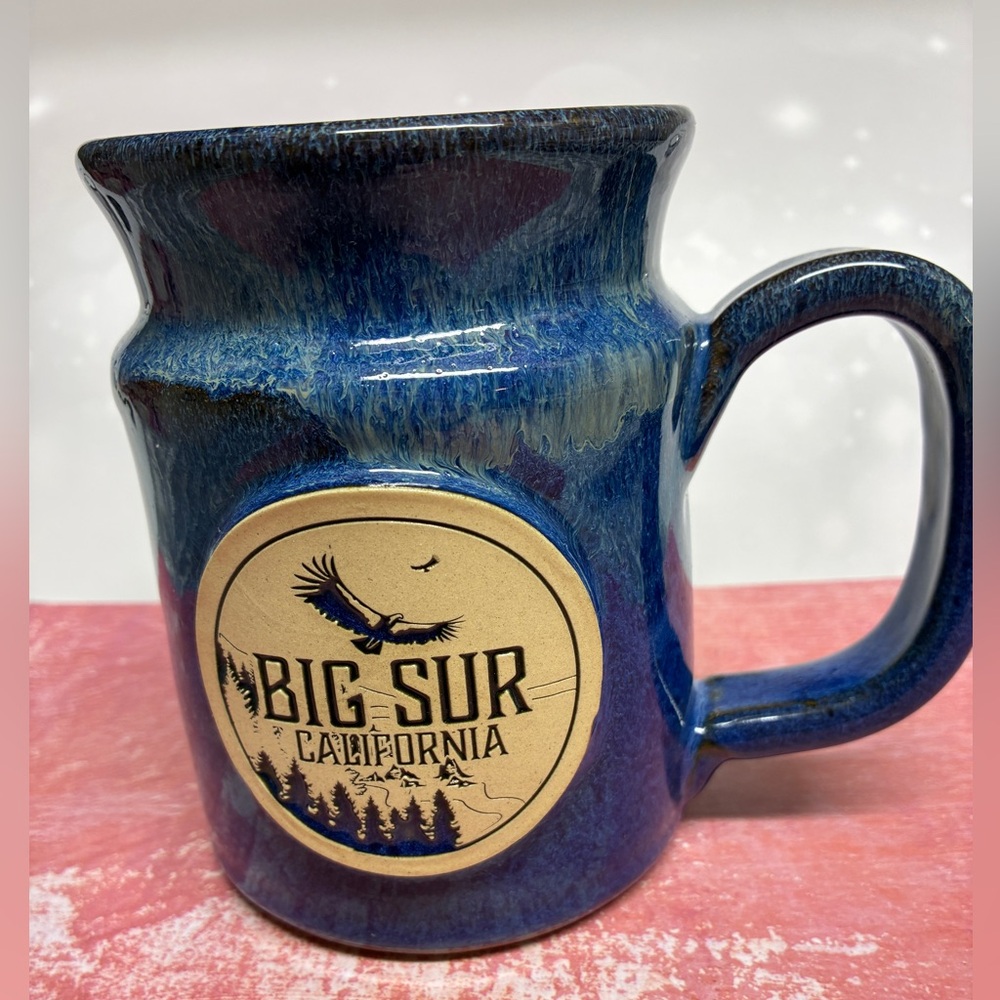 Big Sur California Blue Stoneware Mug